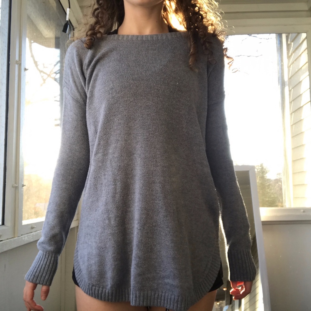 Old Navy Grey Longline Sweater